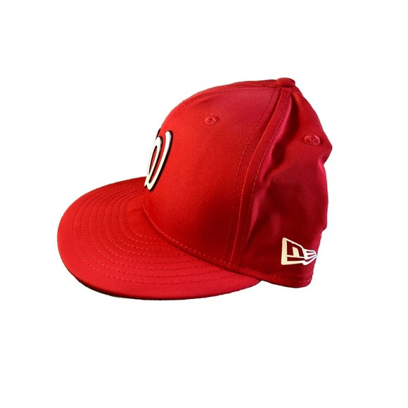 New Era Authentic Washington Nationals Baseball Fitted Hat 7 5/8 - Picture 2 of 5